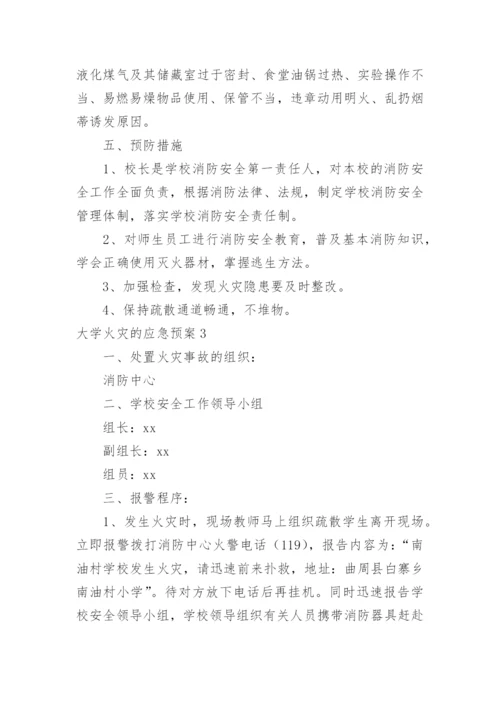 大学火灾的应急预案.docx