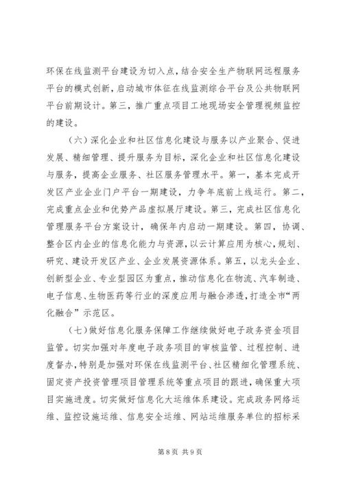 开发区信息化部门年度总结及来年工作计划.docx