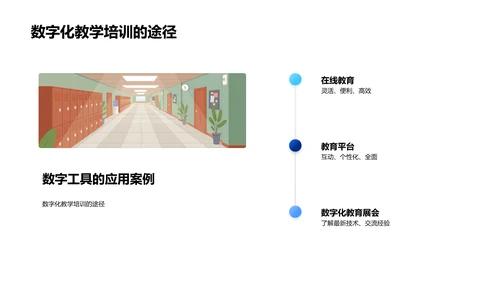 教学报告：数字教育新实践PPT模板