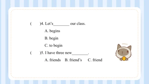 Unit 1  We have new friends Lesson 1 - Lesson 2 课件