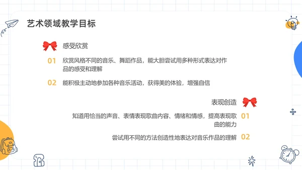 蓝色水彩简约手绘幼儿园大班家长会PPT课件