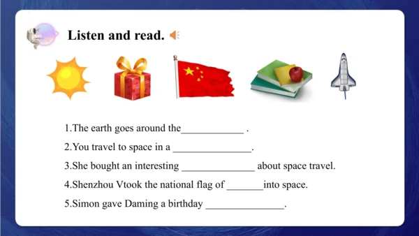 Module 6 Unit 2 The name of the spaceship is Shenz