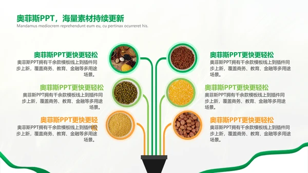 绿色简约风农学专业科研总结