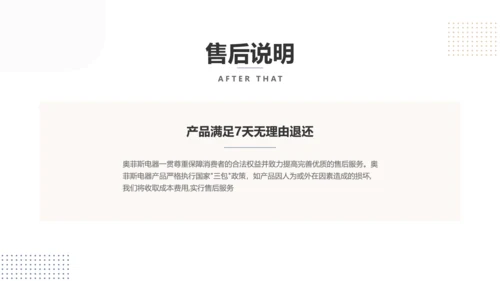 简约风白色电器产品介绍PPT