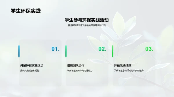 环保教育新篇章