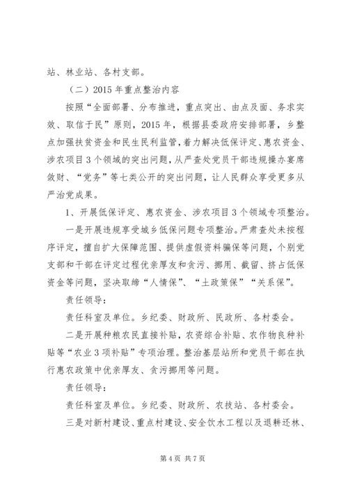 群众身边的“四风”和腐败问题解决方案.docx