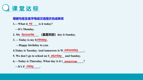 【轻松备课】外研版初中英语七年级上Starter Module 4 Unit 1教学课件