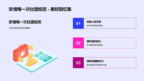 社团成长故事PPT模板