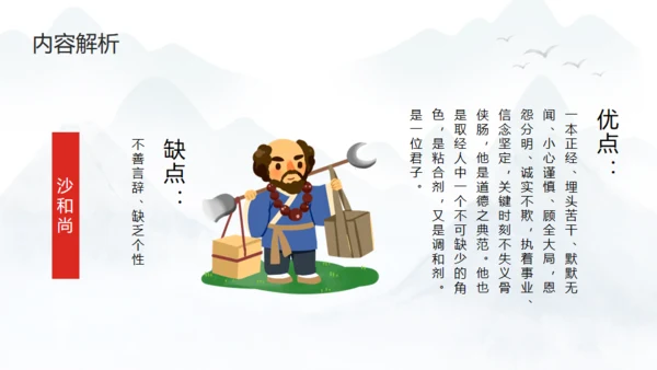 西游记介绍通用PPT模板