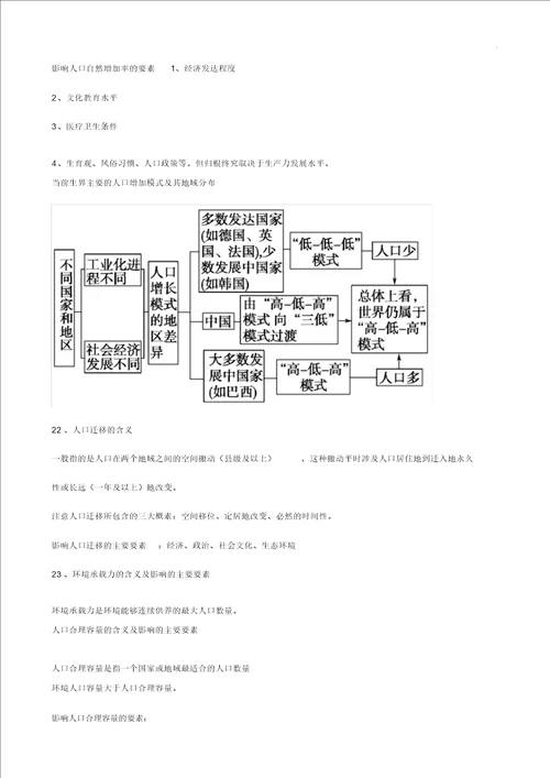 天津地理会考知识要点计划精华