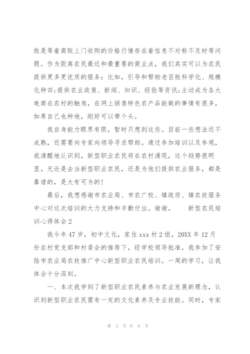 新型农民培训心得体会3篇.docx