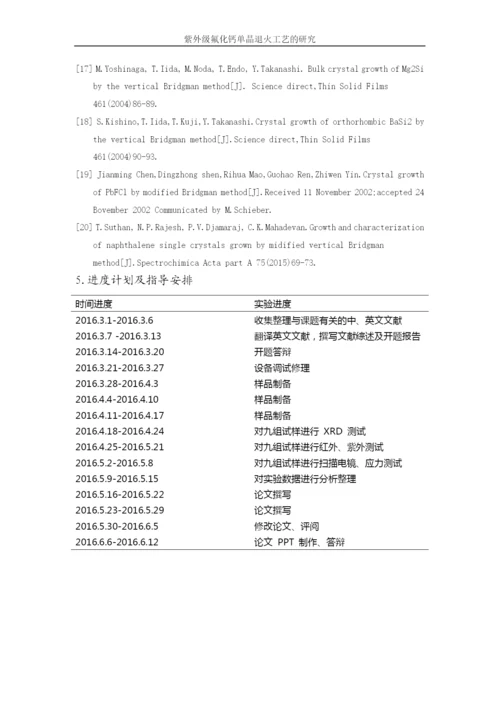 紫外级氟化钙单晶退火工艺的研究-毕业论文设计.docx
