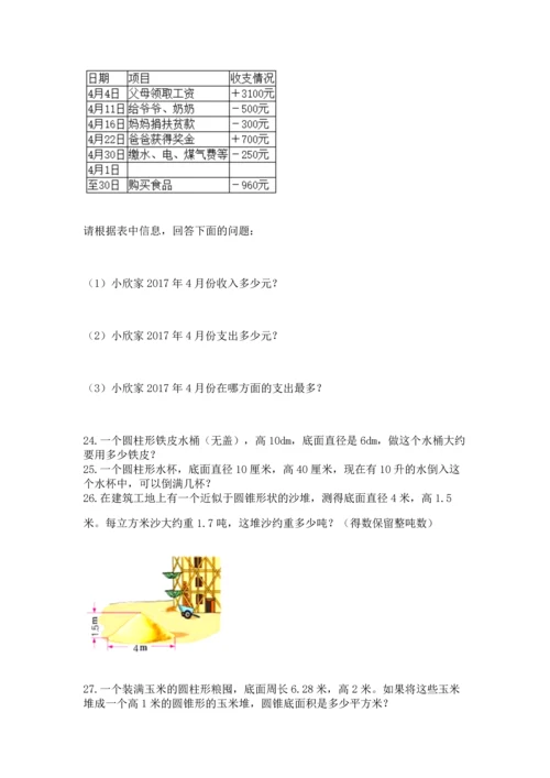 小升初数学应用题50道（各地真题）word版.docx
