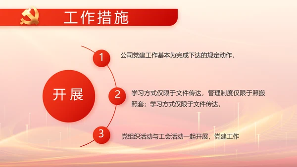 党建党支部工作总结汇报计划PPT党课