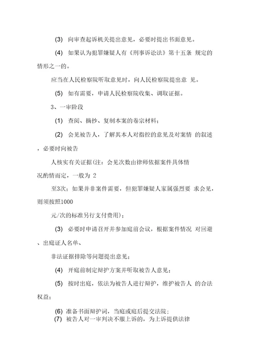 20XX刑事委托代理合同