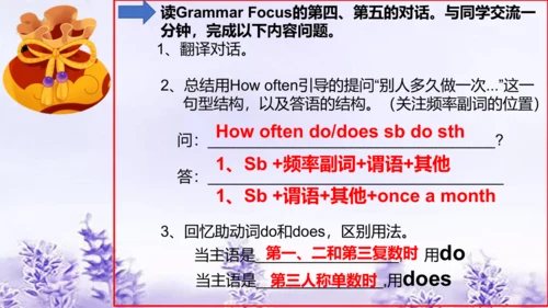 Unit 2 How often do you exercise? SectionA Grammar
