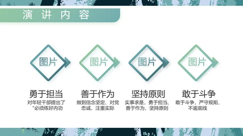 迷彩风军事部队主题工作总结PPT