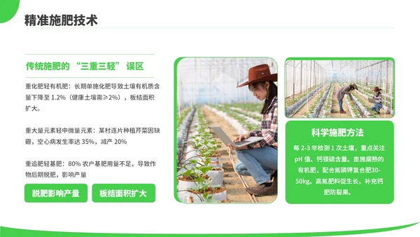 绿色商务风现代农业种植技术PPT模板