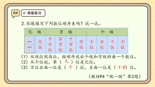 【课堂无忧】人教版四年级上册数学-1.1 亿以内数的认识 任务型教学（课件）(共36张PPT)