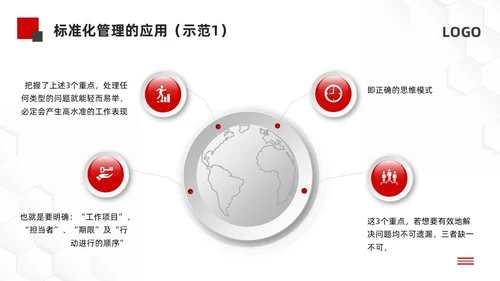 黑红微立体标准化管理培训PPT模板宣传PPT动态PPT