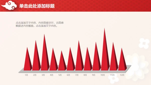 喜庆中国红企业年终总结汇报通用PPT模板