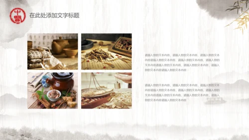 传统中医学中医院中医文化中草药PPT模板