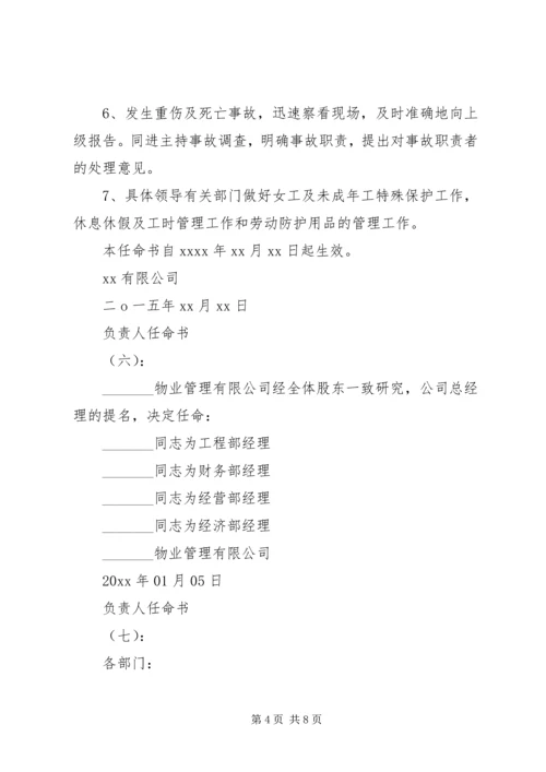 公司负责人任命书.docx