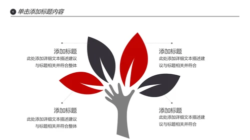 欧美三角形企业宣传公司简介创意PPT模板