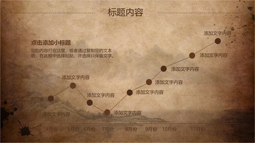 古香古色中国风武术ppt动态模板