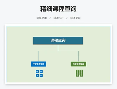 精细课程查询