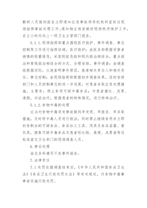 医院突发食品安全事件应急预案.docx