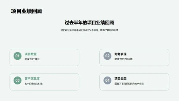 半年房产市场策略，房地产通用PPT模板