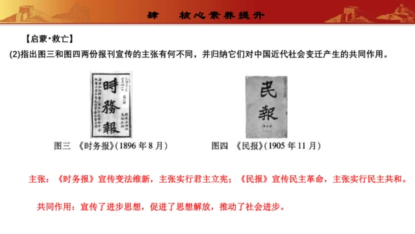 第八单元  近代经济、社会生活与教育文化事业的发展（复习课件）-【课堂无忧】新课标同步核心素养课堂