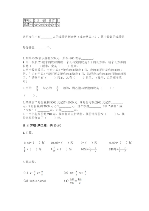 北师大版小学六年级下册数学期末检测试题及答案【真题汇编】.docx