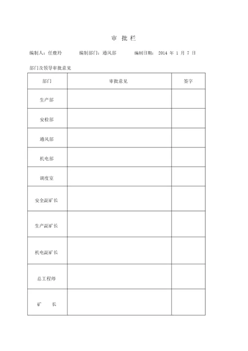 瓦斯防治安全技术措施