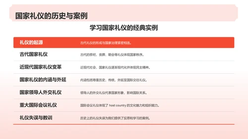 红色水墨风文化礼仪PPT模板
