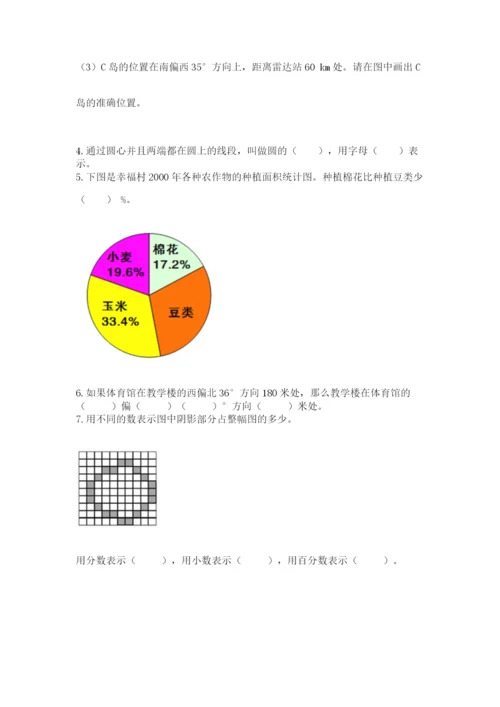 人教版六年级上册数学期末测试卷附答案【完整版】.docx