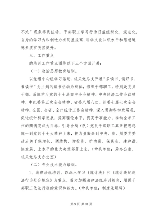 统计局：建设学习型统计机构工作心得.docx