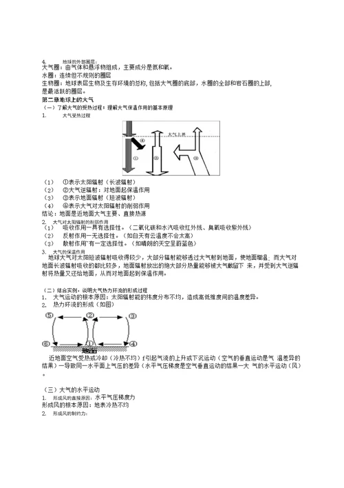 高中地理学业水平测试知识点复习提纲