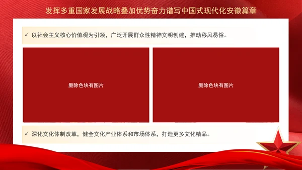 重要领导安徽考察强调发挥多重国家发展战略叠加优势奋力谱写中国式现代化安徽篇章PPT课件