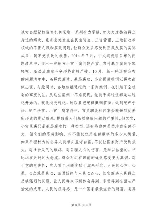 拍蝇惩贪观后感2篇.docx