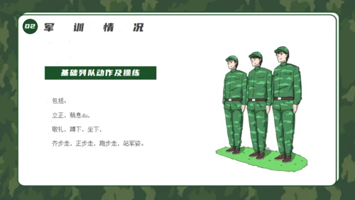 军训生活总结通用PPT模板