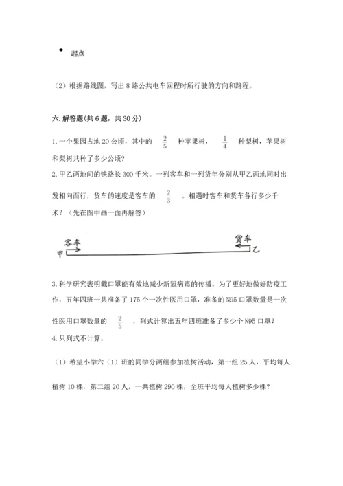 人教版六年级上册数学期中测试卷（能力提升）.docx