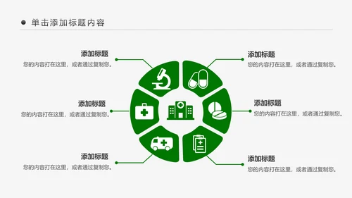 医院医生医药医疗医学类通用工作汇报PPT模板