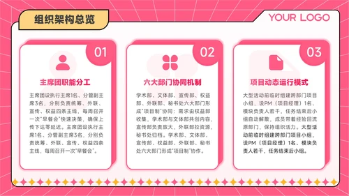 红黄色潮流风学生会招新宣讲会PPT模板