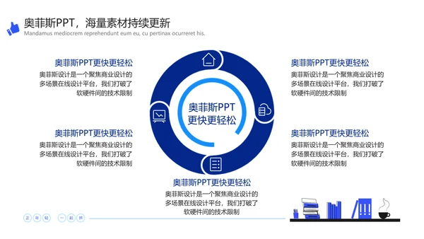 简约插画风社团活动训练营介绍