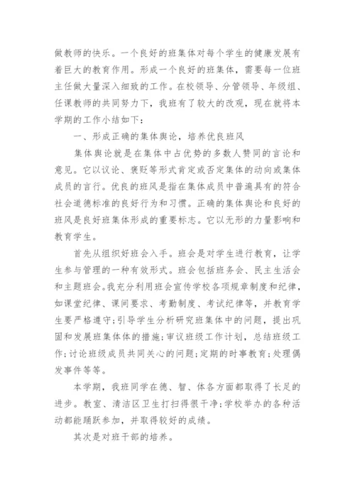 初中班主任工作总结.docx