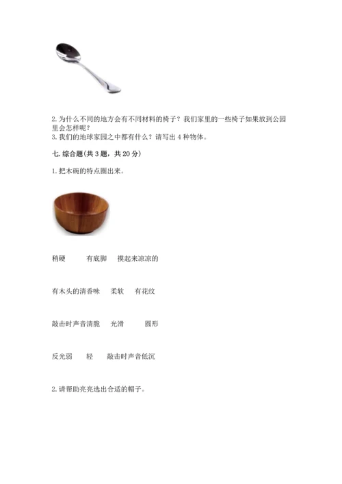 教科版科学二年级上册《期末测试卷》（轻巧夺冠）.docx