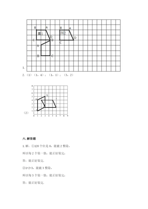 人教版小学五年级下册数学期末试卷审定版.docx