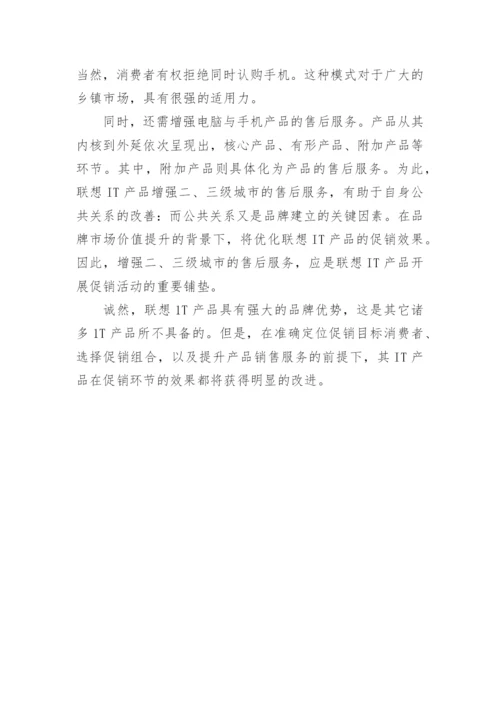 浅谈IT产品假日营销模式的构建经济学论文.docx